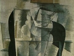 Woman with a Guitar by Georges Braque